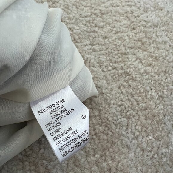 Tahari ASL Arthur S Levine Cotton Tweed Short Sleeve Blazer Cardigan Jacket 4 - Picture 9 of 9